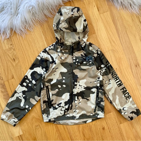Northface WindWall WindBreaker Camo Hooded Jacket - Picture 1 of 10
